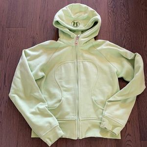 Lime green scuba hoodie